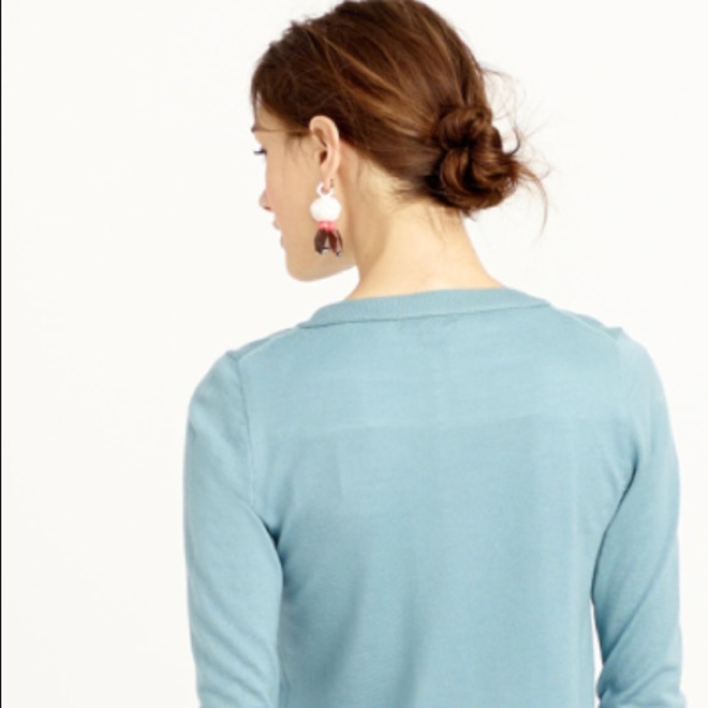 J. CREW Light Blue Cardigan